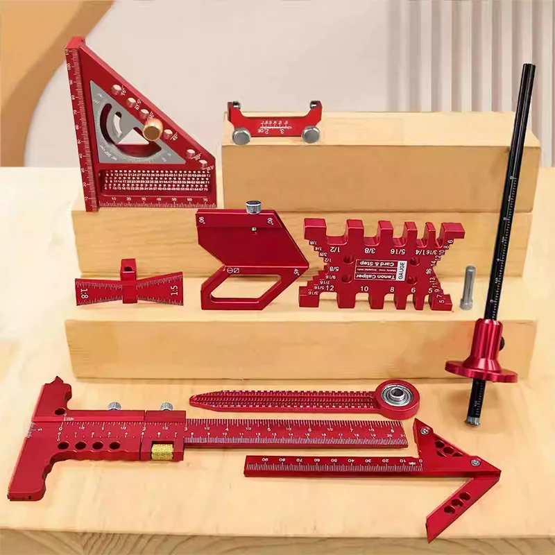 Woodworking Free Plans - 보관 상자가 있는 목공 측정 도구