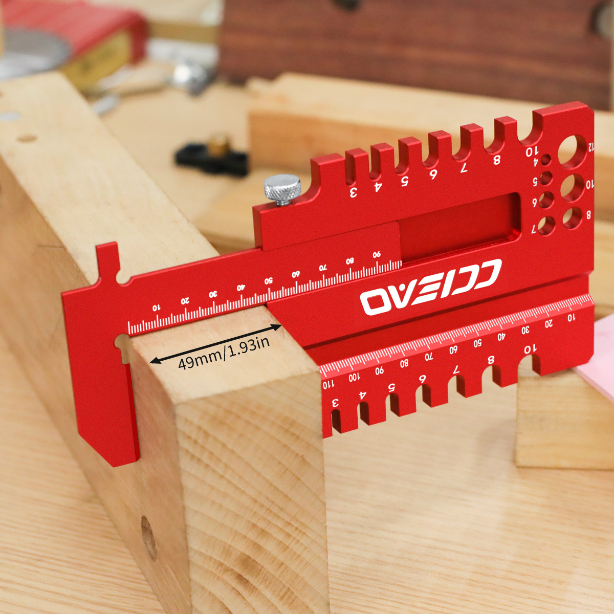 Marking Gauge Tool - 목공 다기능 측정자, 알루미늄 합금 정밀