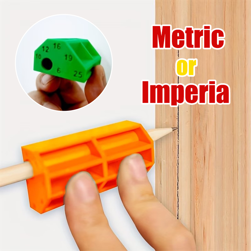 Marking Gauge Tool - 다양한 크기의 평행 마킹 게이지(미터/인치), 플라스틱