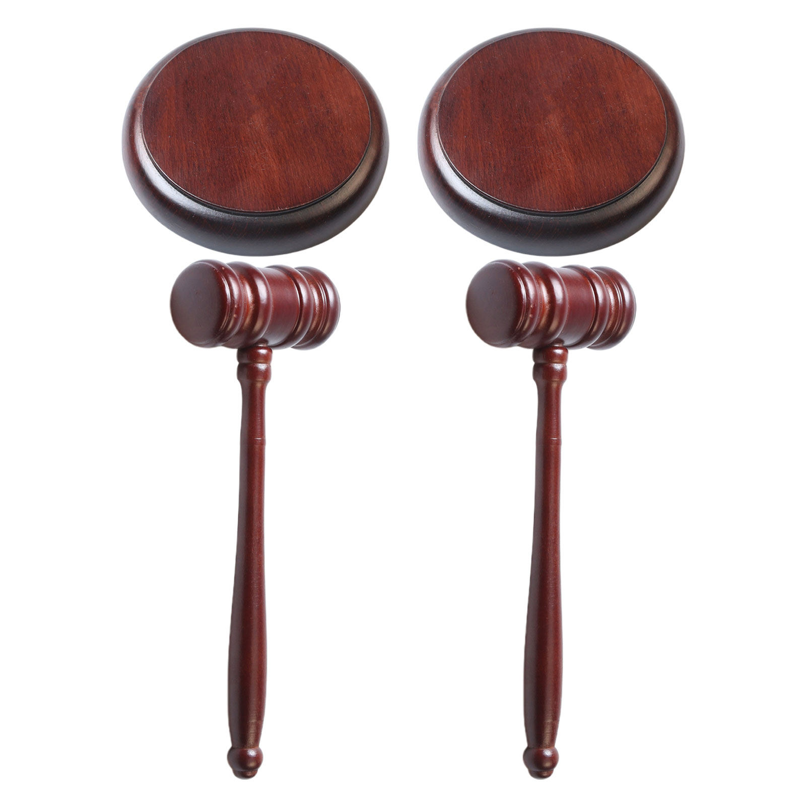 Woodworking Auctions - 1세트 나무 재질의 망치와 사운드 블록,