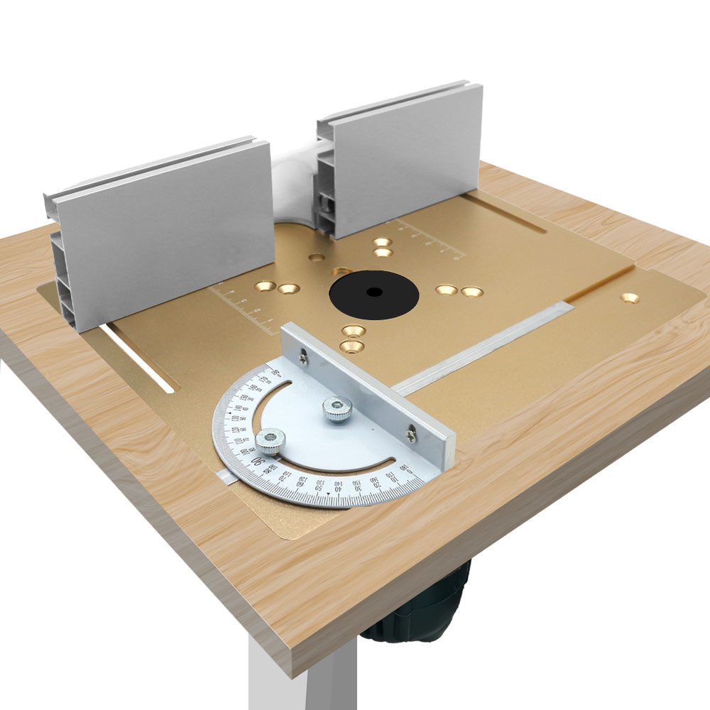 Woodworking Ai - C8 알루미늄 라우터 테이블 삽입 플레이트(목공