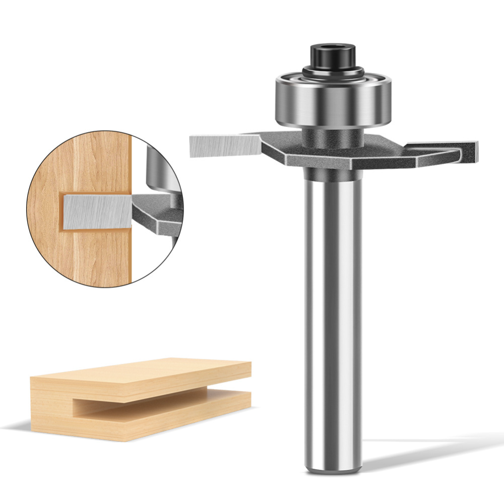 Woodworking Drill Bits - 1/4-1/2 핸들 볼 베어링 T자형 얇은