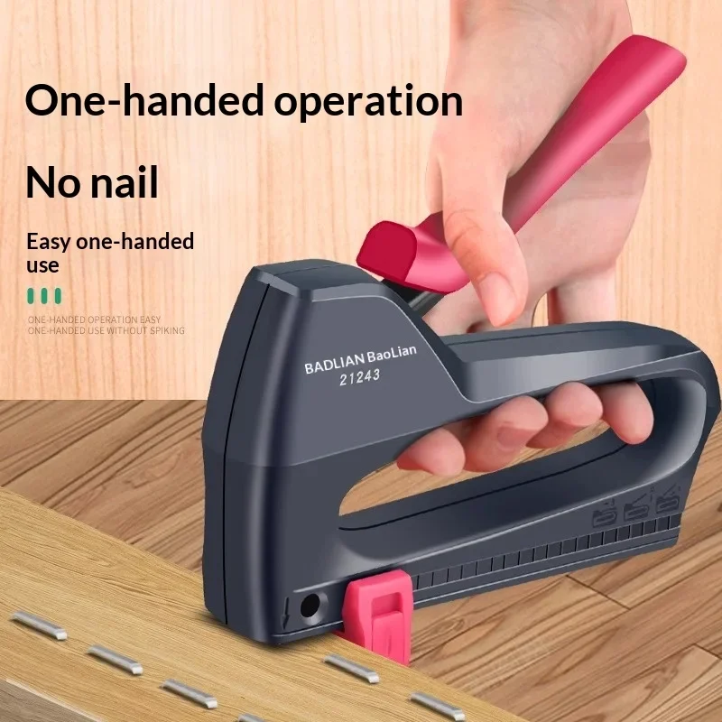 Woodworking Nails - 전문가용 네일건 키트 (900개 스테이플러 포함)