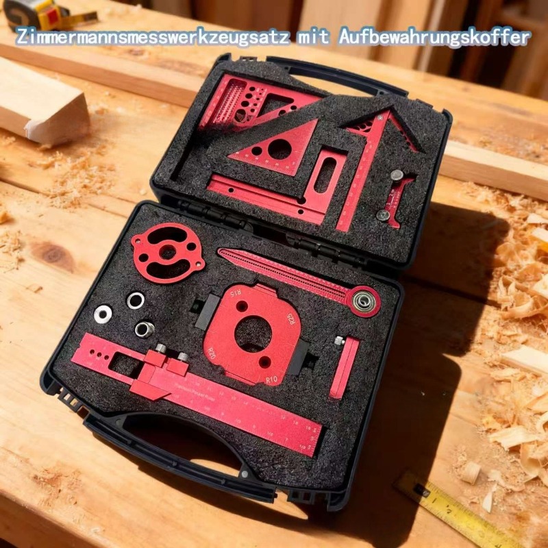 Woodworking Free Plans - 목공 측정 도구 키트(보관함 포함) 프로젝트