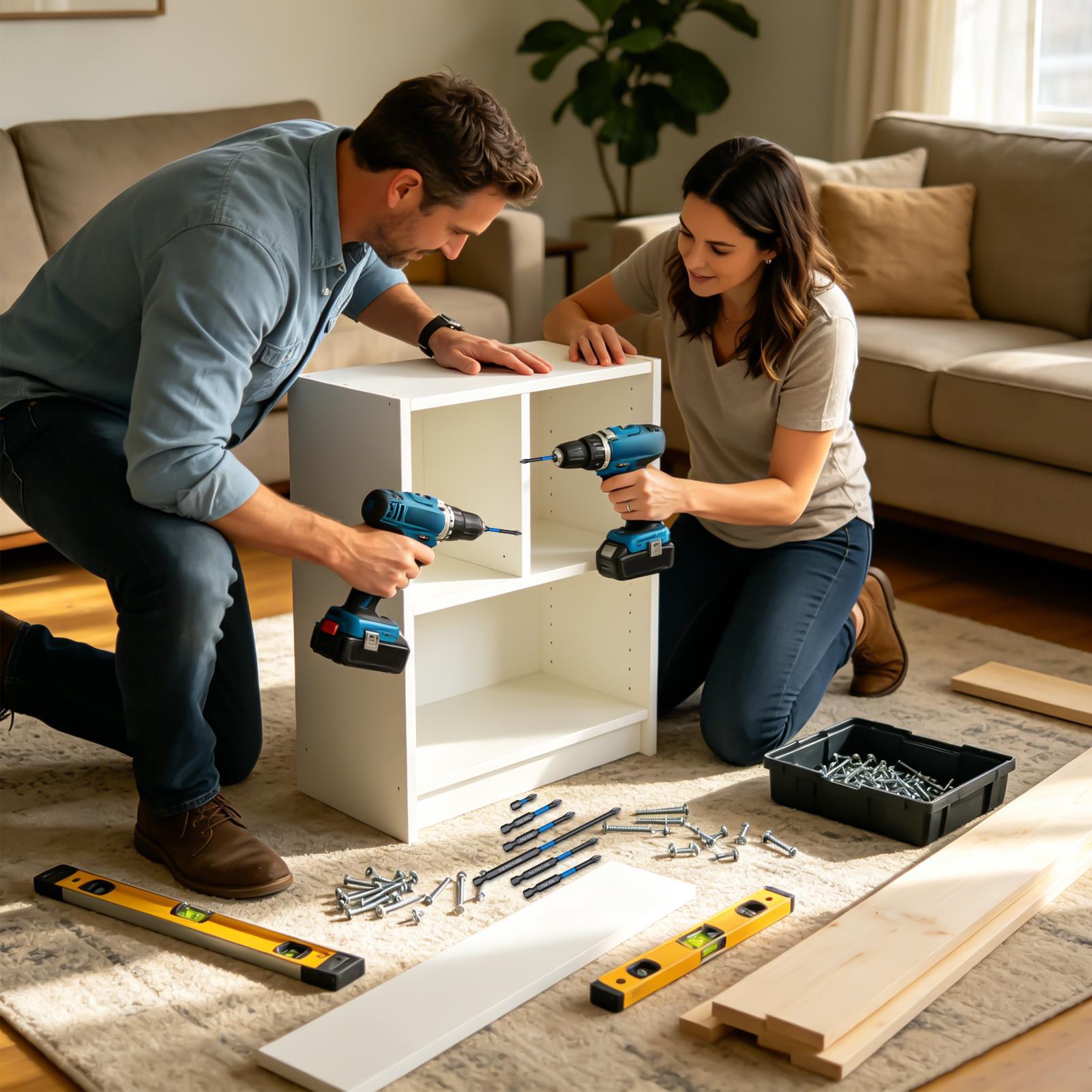 Woodworking Drill Bits - 스크루드라이버 비트 세트 6피스 자기식 헤비듀티