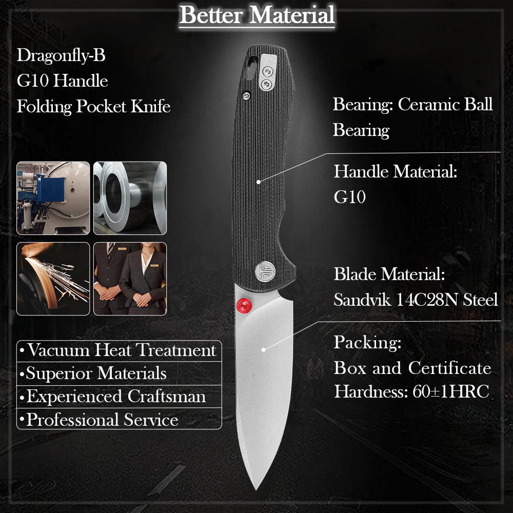 남성용 TRIVISA 접이식 칼, 3.74인치 G10  - Woodworking Gifts For Men 리뷰 및 가격