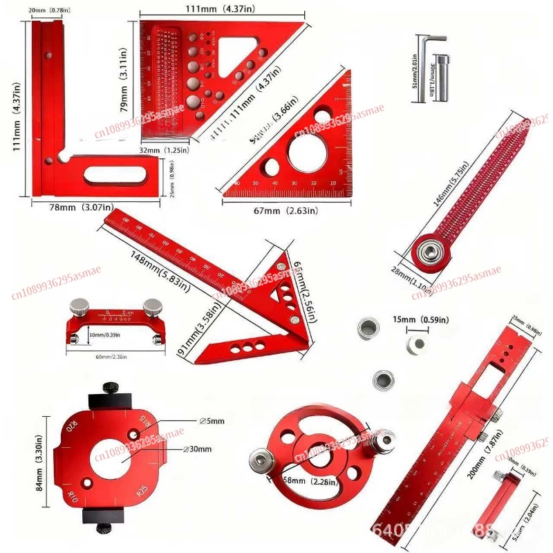 목공 측정 도구 세트(보관 케이스 포함) - 보드 접합 - Woodworking Free Plans 리뷰 및 가격