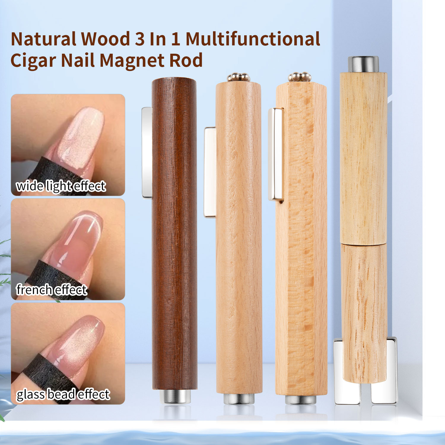 네일 아트 마그네틱 스틱 고양이 눈 자석 막대 나무 손 - Woodworking Nails 리뷰 및 가격
