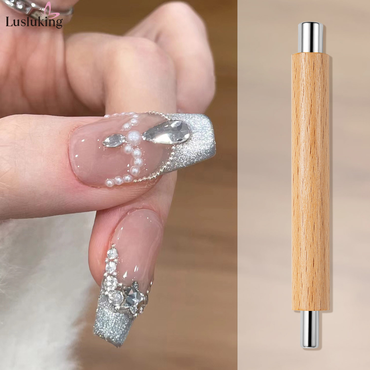 네일 아트 마그네틱 스틱 고양이 눈 자석 막대 나무 손 - Woodworking Nails 리뷰 및 가격