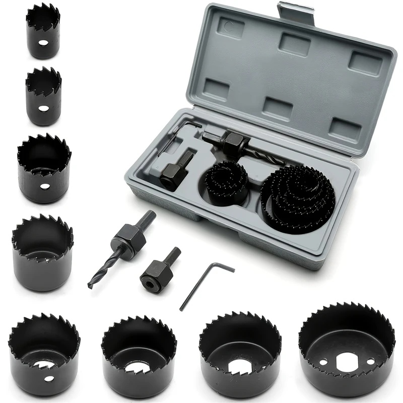 8피스 목공용 홀쏘 키트 19mm-64mm(3/4