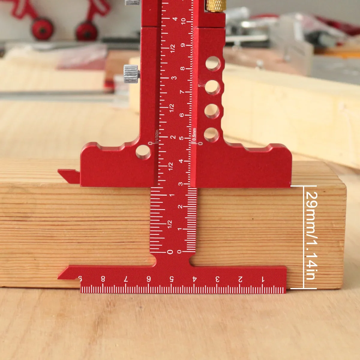목공용 T자형 스크라이빙 측정 도구 프레이밍 자 미터법 - Marking Gauge Tool 리뷰 및 가격