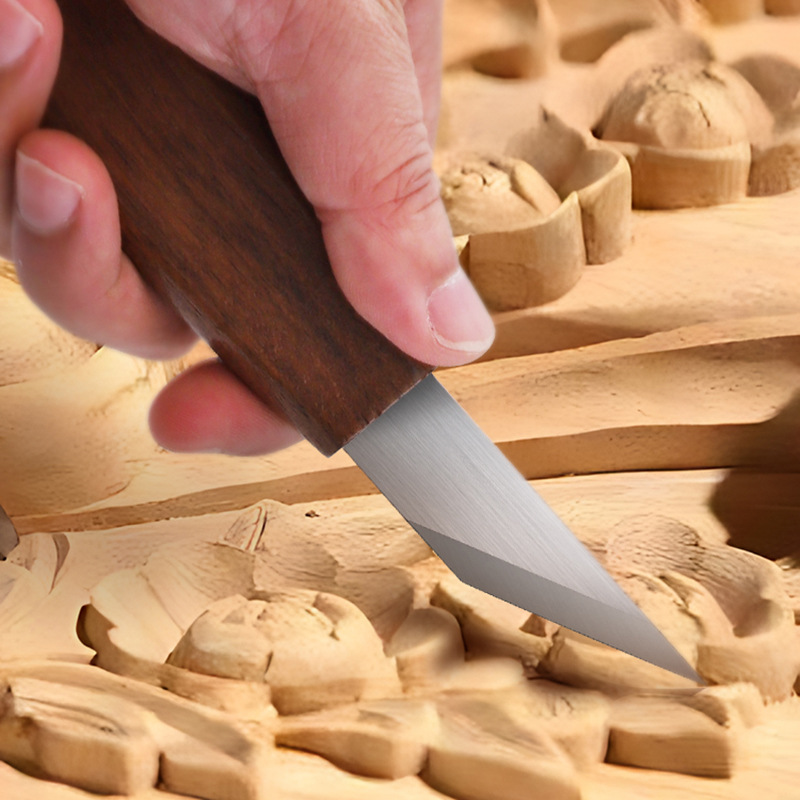 수제 정밀 조각칼 CRV 블레이드 날카로운 끝 월넛 나 - Woodworking Marking Knife 리뷰 및 가격