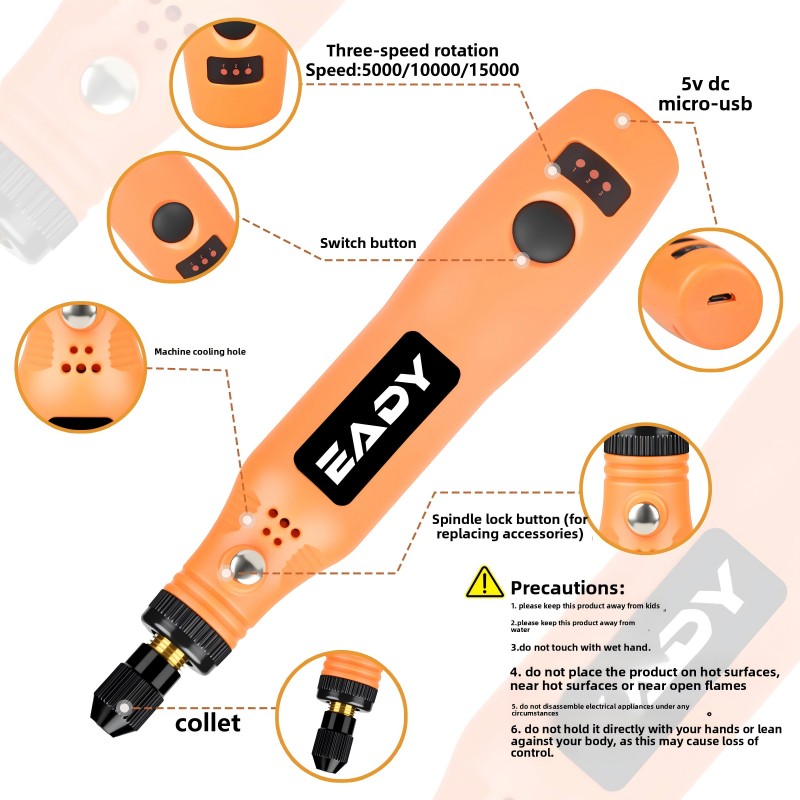 USB 무선 로터리 공구 키트 – 금속 연마, 모형 제 - Woodworking Man 리뷰 및 가격