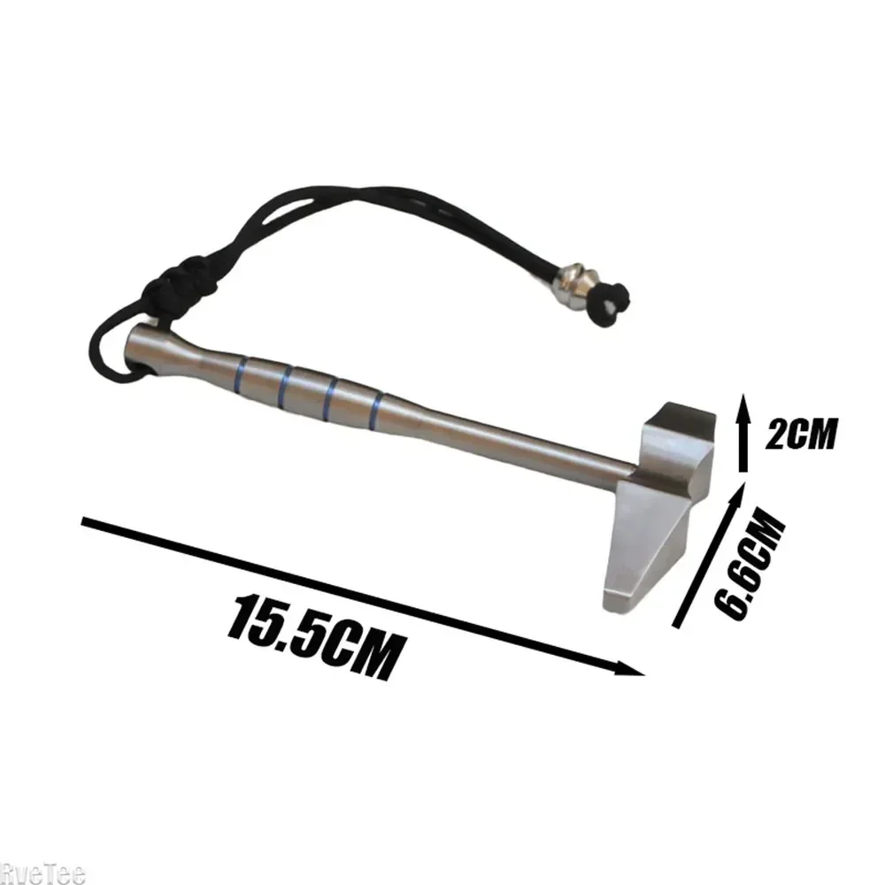 TC4 야외용 티타늄 합금 솔리드 해머 창문 유리 파괴 - Woodworking Gifts For Men 리뷰 및 가격