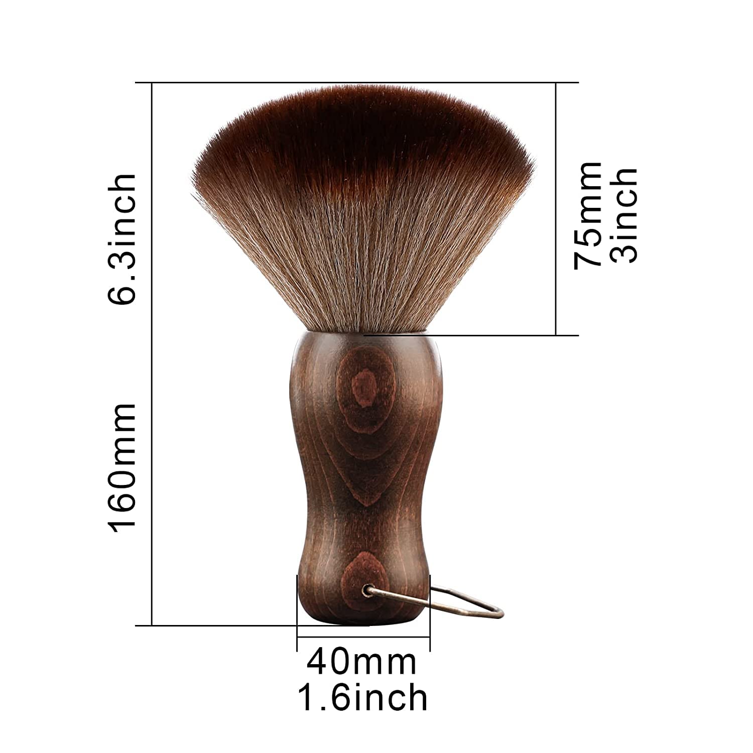 2Pcs 목 먼지 떨이 브러쉬 세트 나무 손잡이 미용  - Wood Chisel Set 리뷰 및 가격