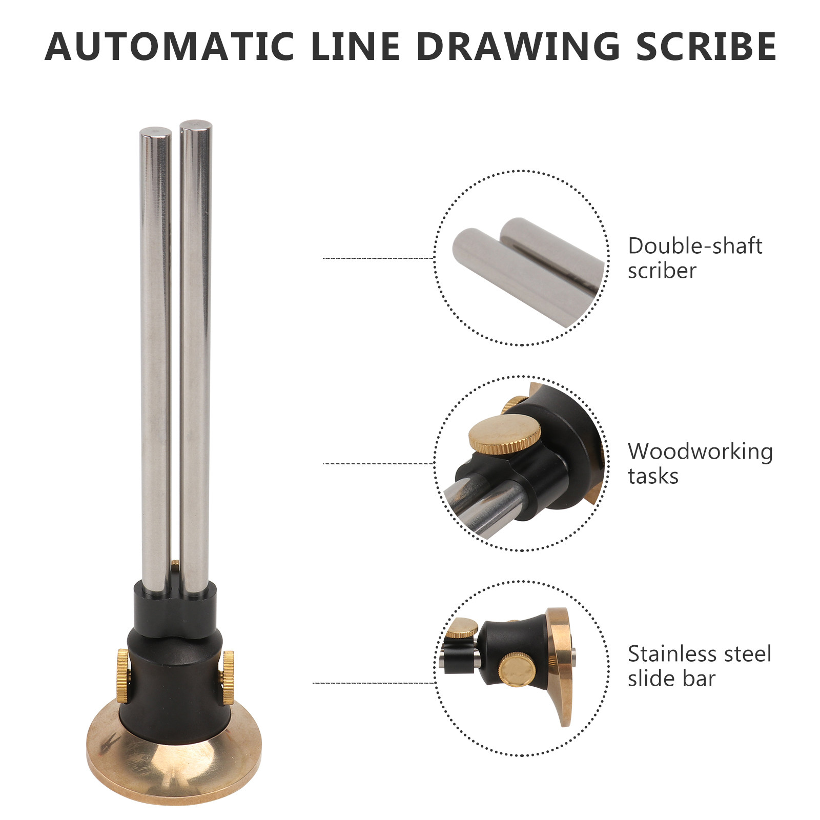 듀얼 자동 라인 드로잉 스크라이브 스테인리스 스틸 목재 - Marking Gauge Tool 리뷰 및 가격