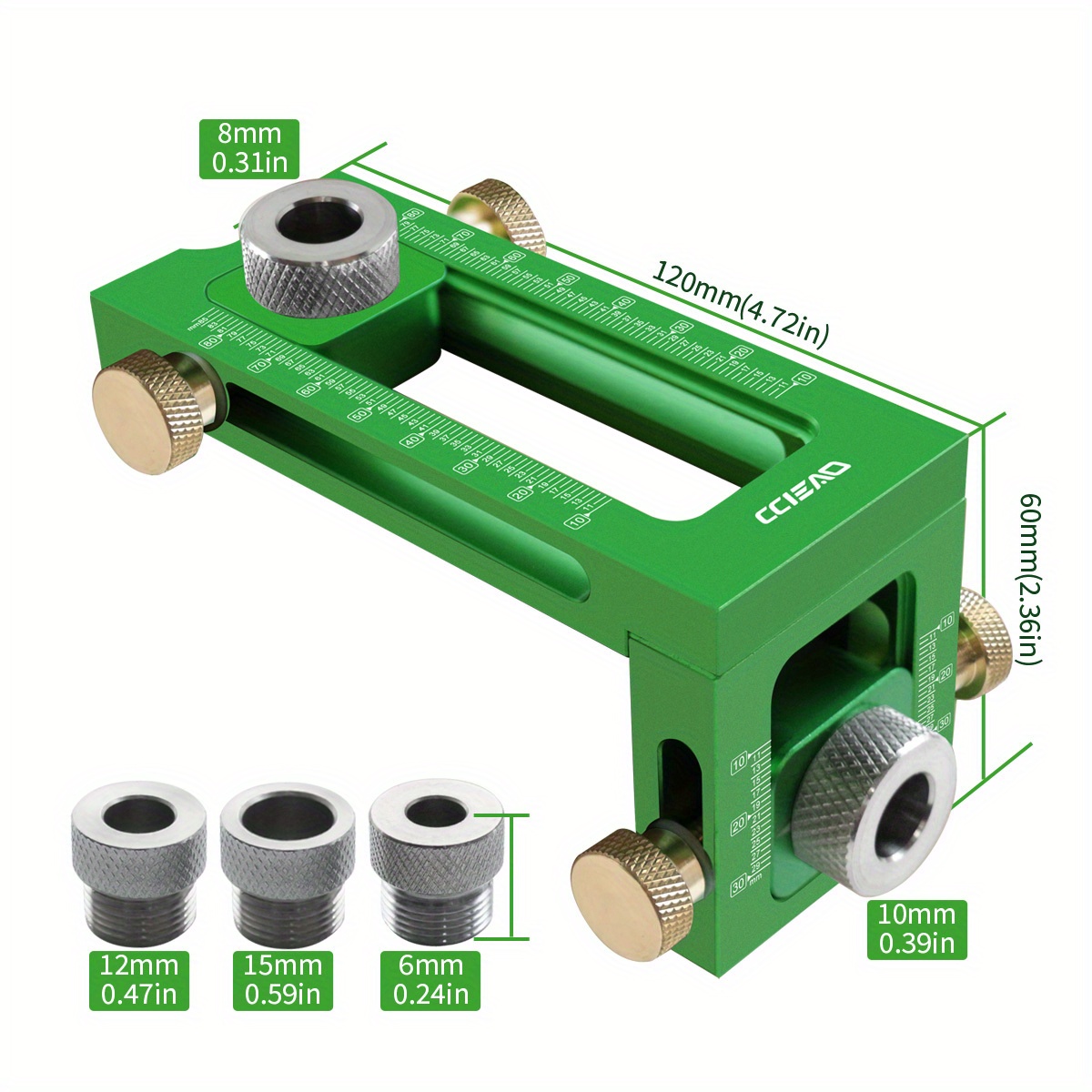 스크류 지그 2-in-1 조정 가능한 목공 드릴링 펀처 - Woodworking Drill Bits 리뷰 및 가격