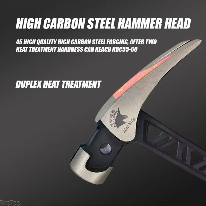 클로 해머, 일체형 단조 충격 흡수 해머, 목수, 전기 - Woodworking Gifts For Men 리뷰 및 가격