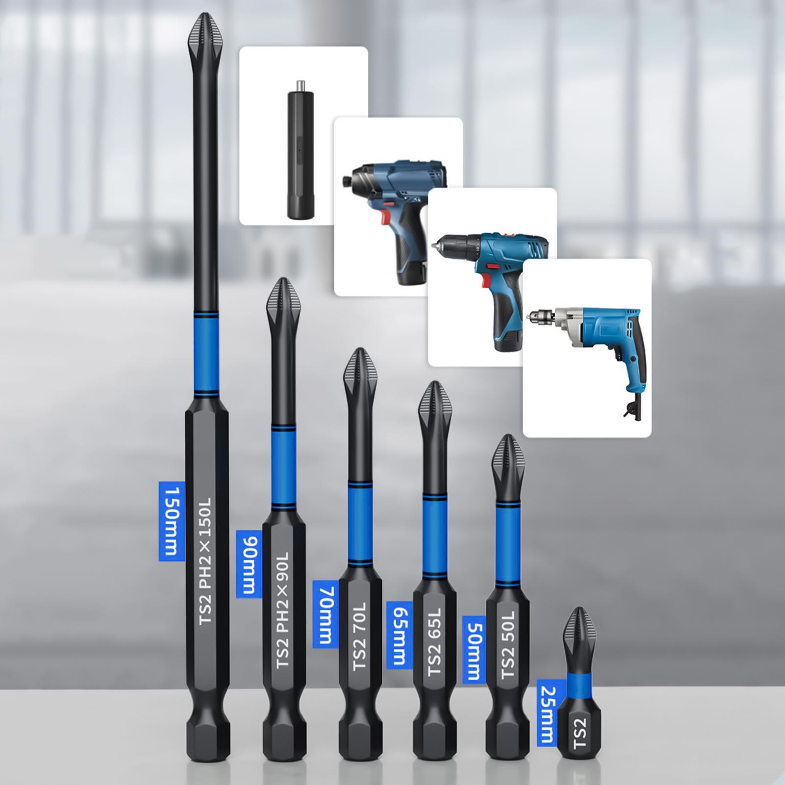 드릴 스크루드라이버 비트 세트 6피스 자기식 헤비 듀티 - Woodworking Drill Bits 리뷰 및 가격