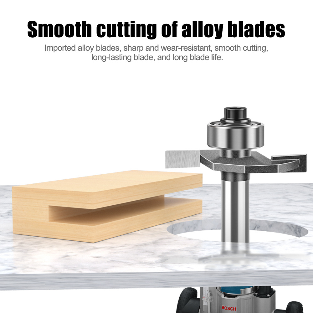 1/4-1/2 핸들 볼 베어링 T자형 얇은 T 슬롯 라 - Woodworking Drill Bits 리뷰 및 가격