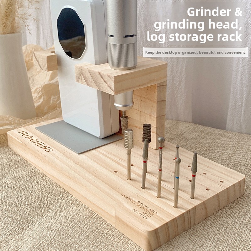 나무 재질 네일 드릴 보관 랙 일체형 그라인딩 헤드 박 - Woodworking Nails 리뷰 및 가격