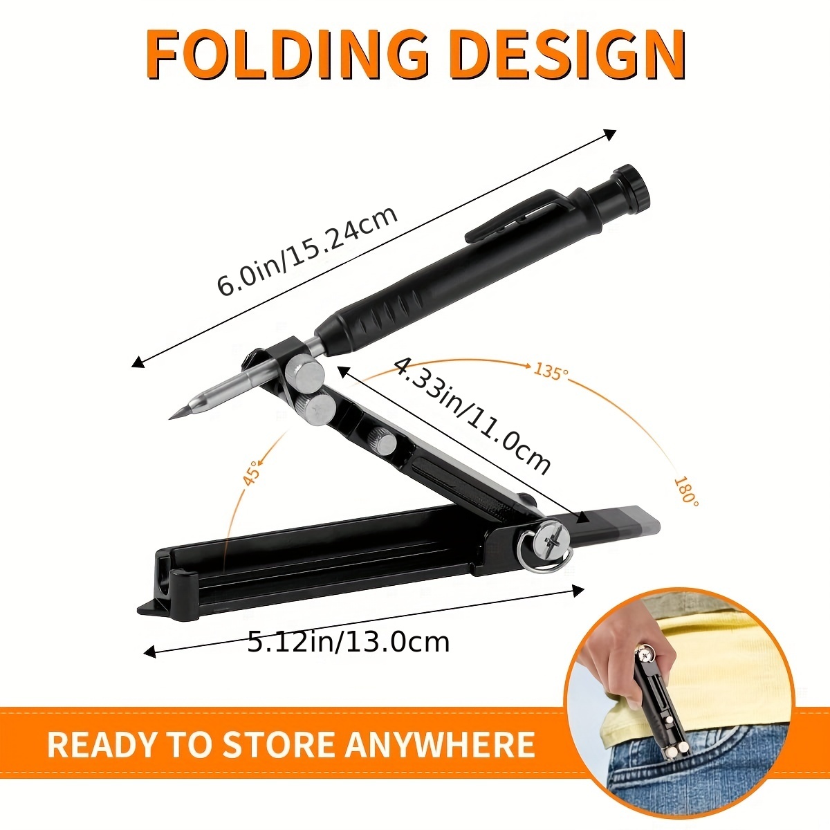 다기능 스크라이브 도구 알루미늄 합금 스크라이브 도구  - Woodworking Marking Knife 리뷰 및 가격