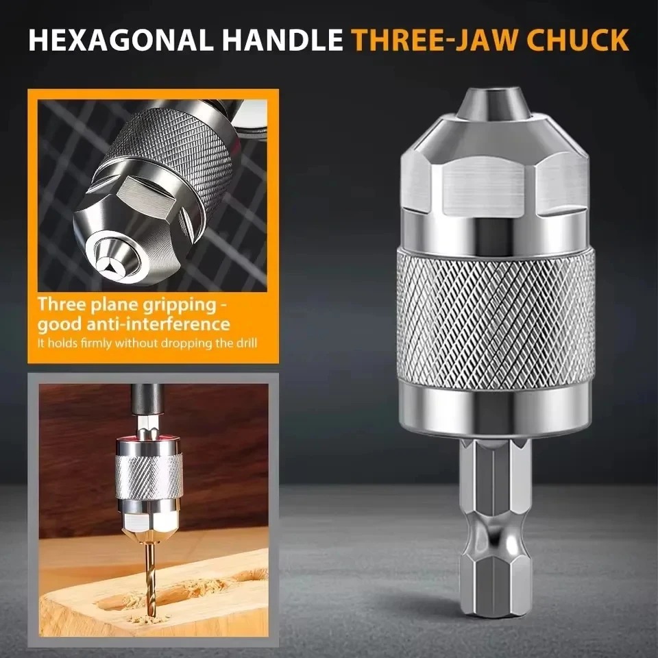 3-조우 키리스 드릴 척 어댑터 1.5-6.5mm 육각 - Woodworking Man 리뷰 및 가격